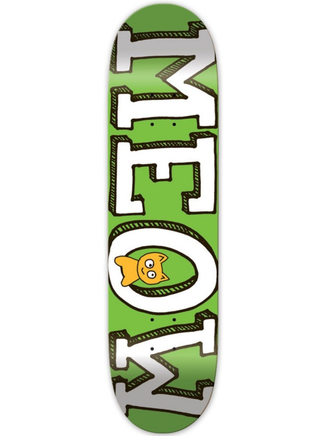 Meow Skateboards Logo 8″ Skate Deck