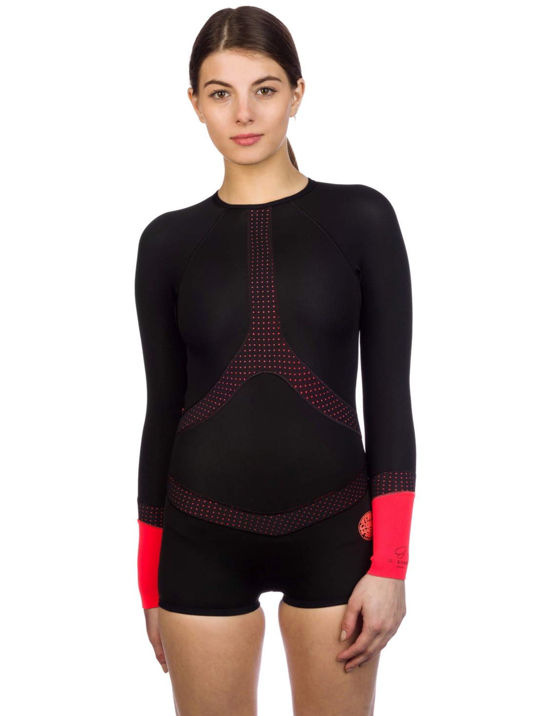 Rip Curl Madi L/SL Boyleg Spring red