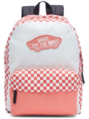 vans realm backpack checkerboard