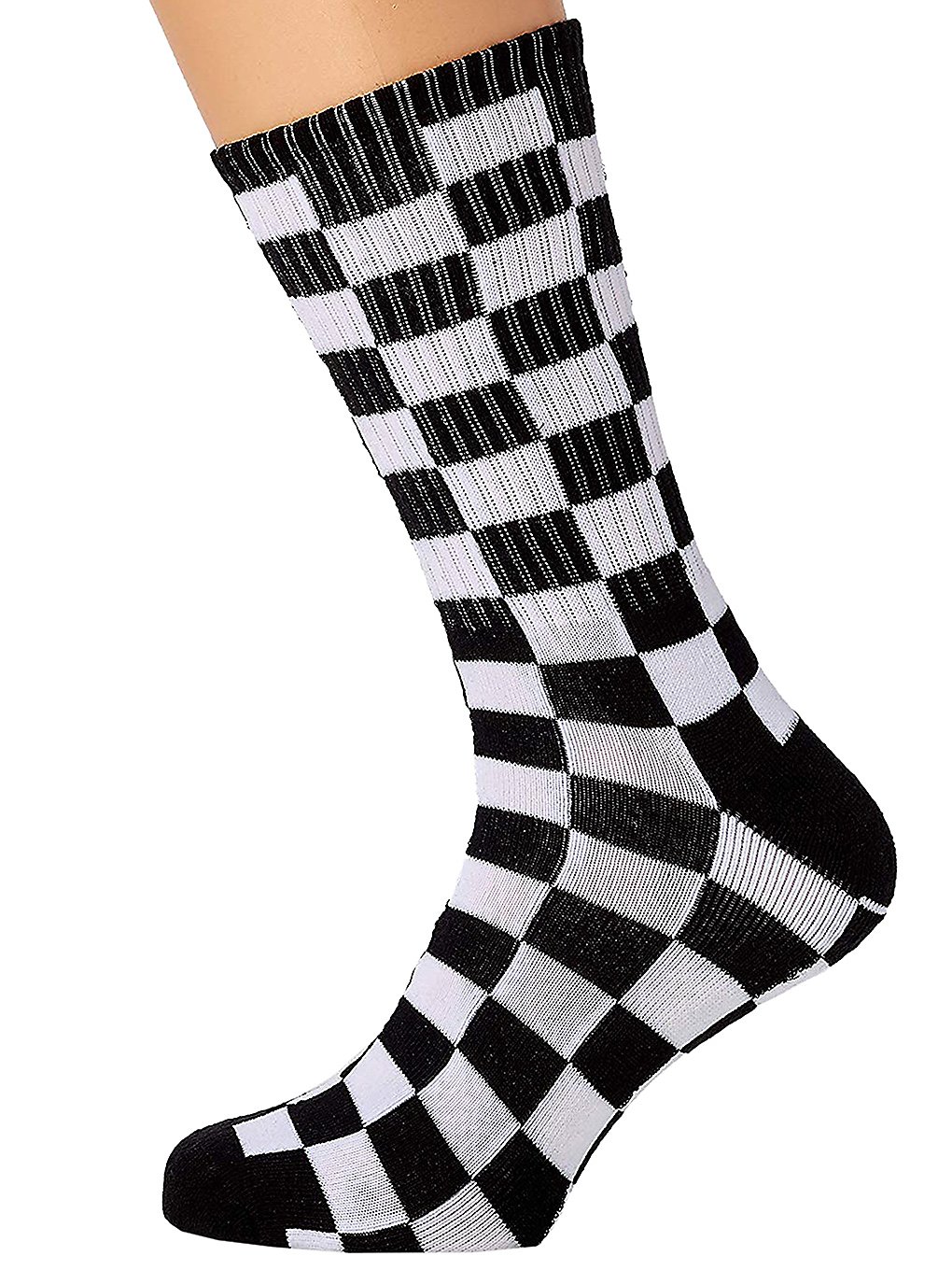 Vans Checkerboard II Crew (6.5-9) Socks noir
