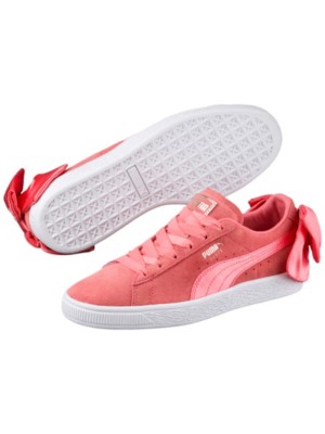 Suede Bow Sneakers