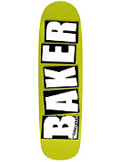 Brand Logo Green Shaped 8.475&amp;#034; Skate Deck