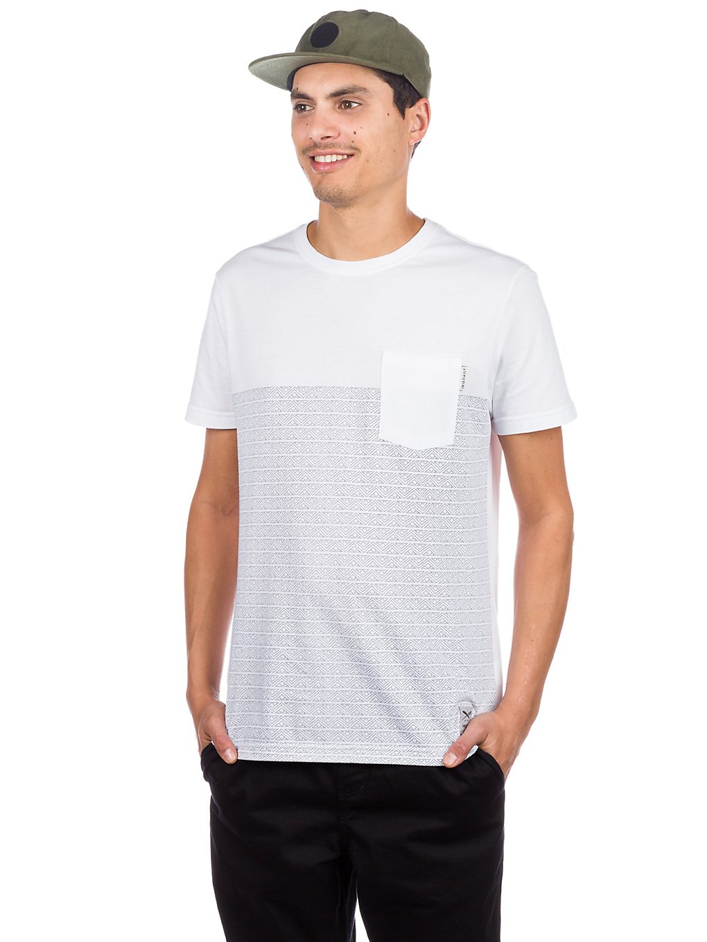 Iriedaily Tahiti T-Shirt white mel kaufen