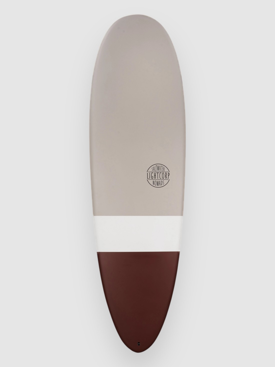 Light Minilog Epoxy Us+Future 7 Surfboard grey