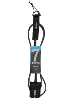 FCS 7' Regular 7mm Leash Black