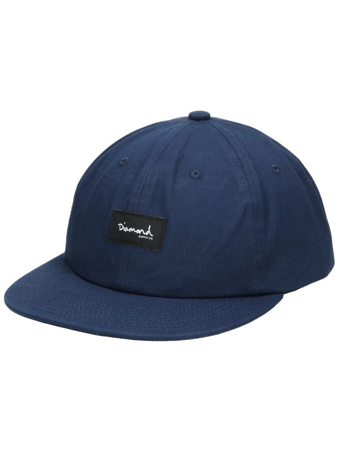 Diamond OG Script Unconstructed 6 Panel Cap