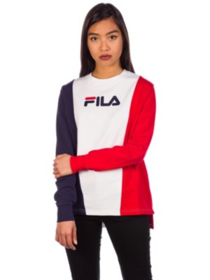 fila hoodie blue white red