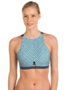 Hurley Quick Dry Hazard High Neck Surf Bikini Top