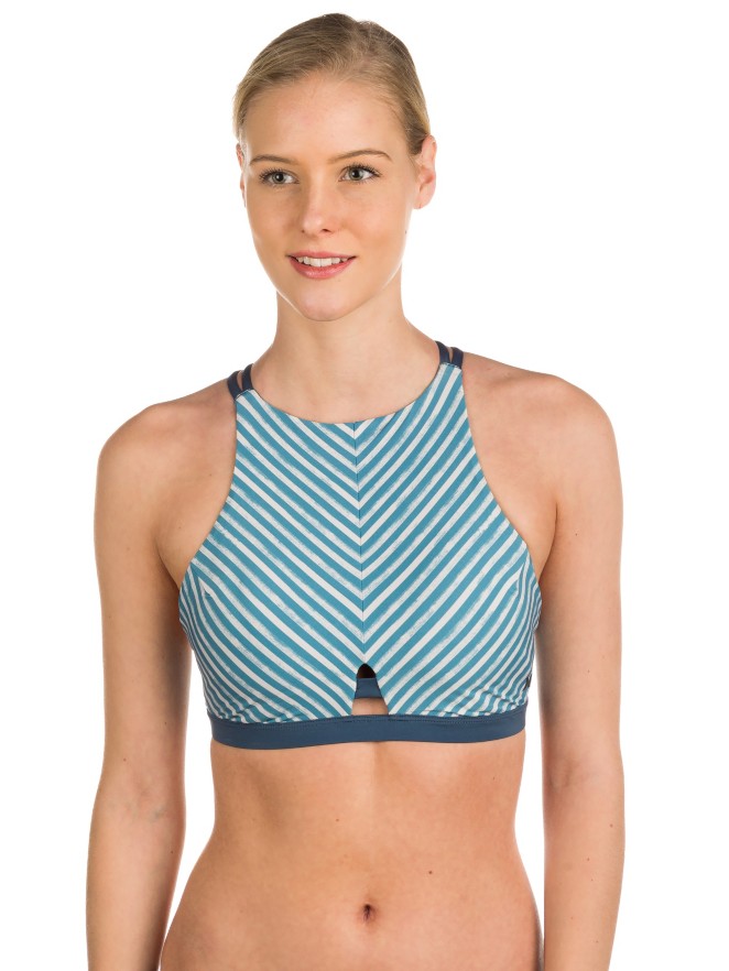 Hurley Quick Dry Hazard High Neck Surf Bikini Top
