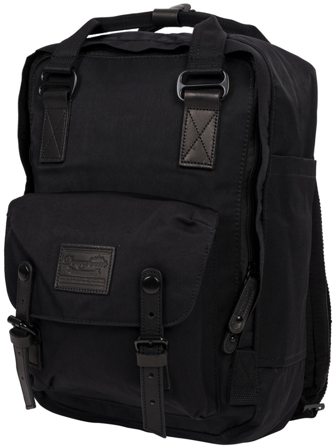 Doughnut Macaroon All Black Series Backpack