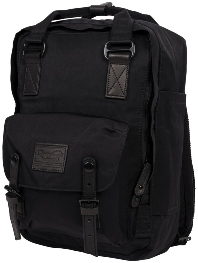 Doughnut Macaroon All Black Series Backpack