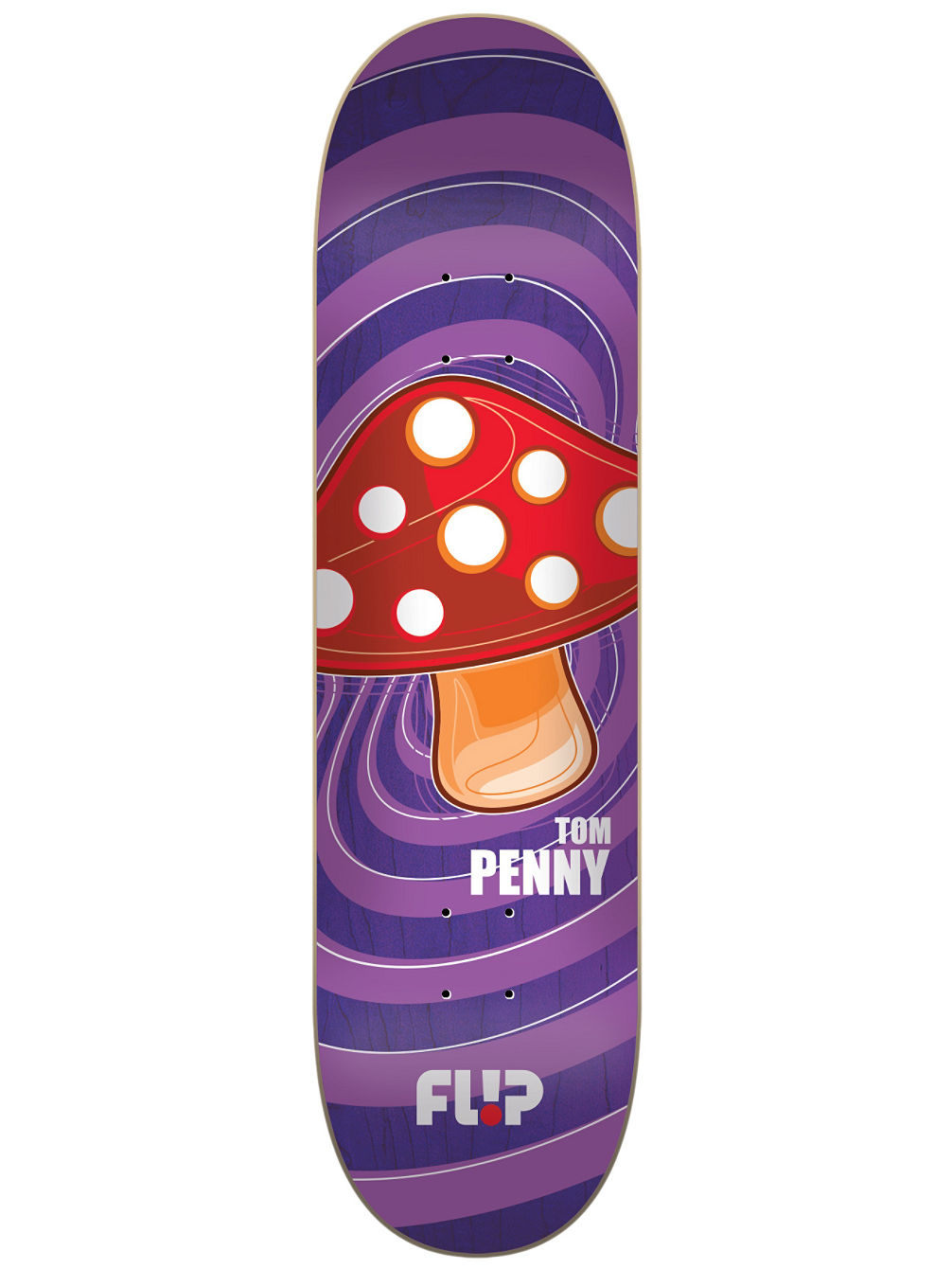 Penny PopShroom Purple 8.0&amp;#034; Skate Deck Skate