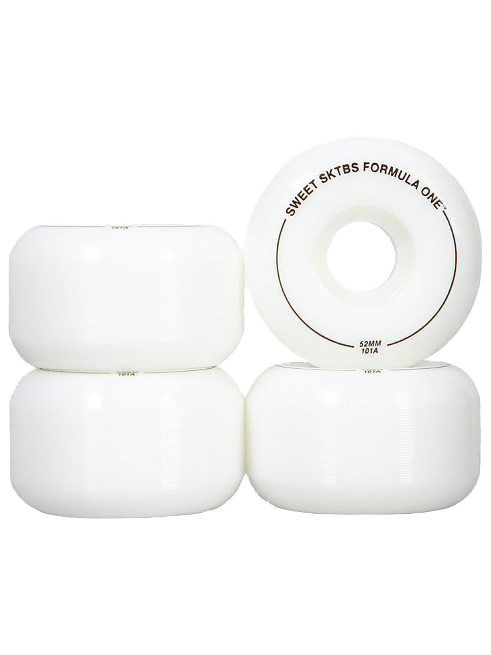 Formula One White 52mm Roues