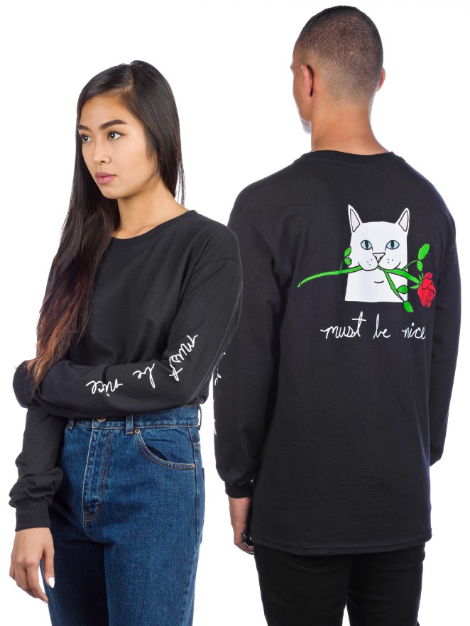 RIPNDIP Romantic Nerm Long Sleeve T-Shirt