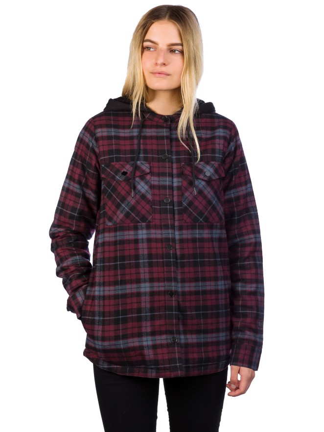 Volcom Hooded Flannel Shirt