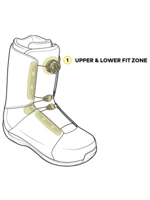 Moto BOA 2025 Boots de snowboard