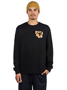 Panther N Roses Crew Sweater