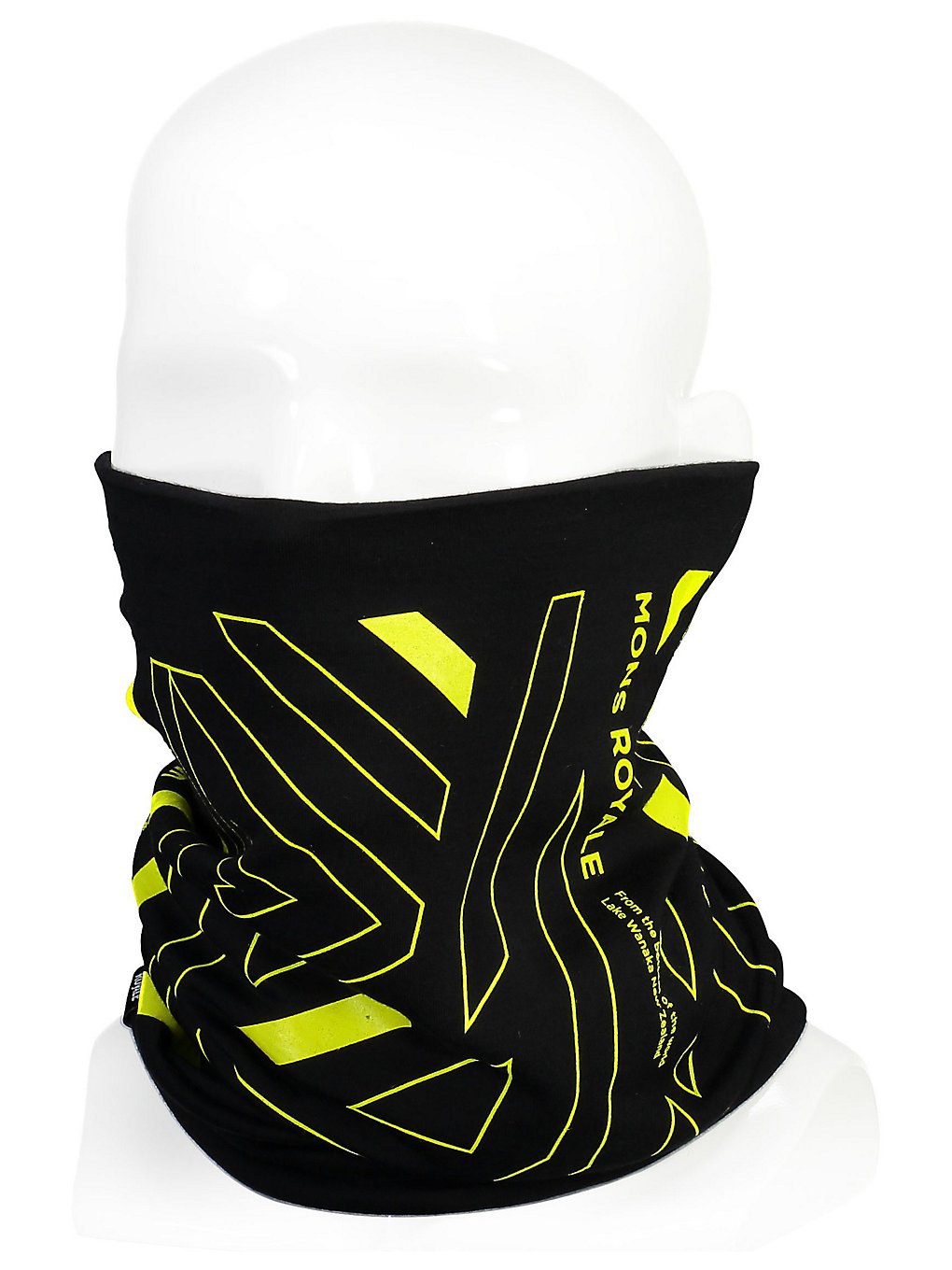 Mons Royale Merino Double Up Neck Warmer noir