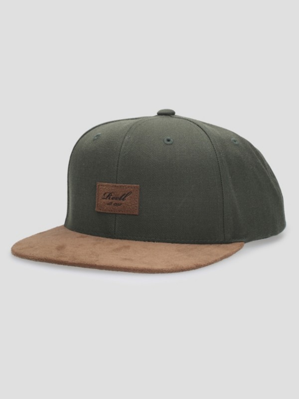 REELL Suede Cap dark olive
