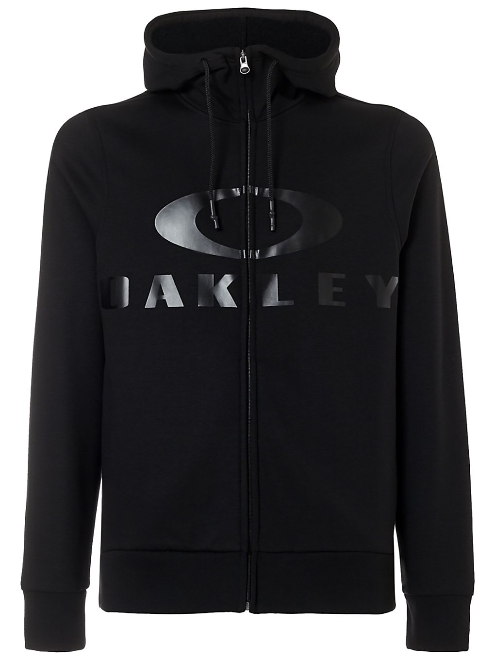Oakley bark zip hoodie musta, oakley