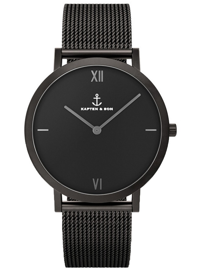 Kapten&Son Pure Mesh Nox 38mm Uhr