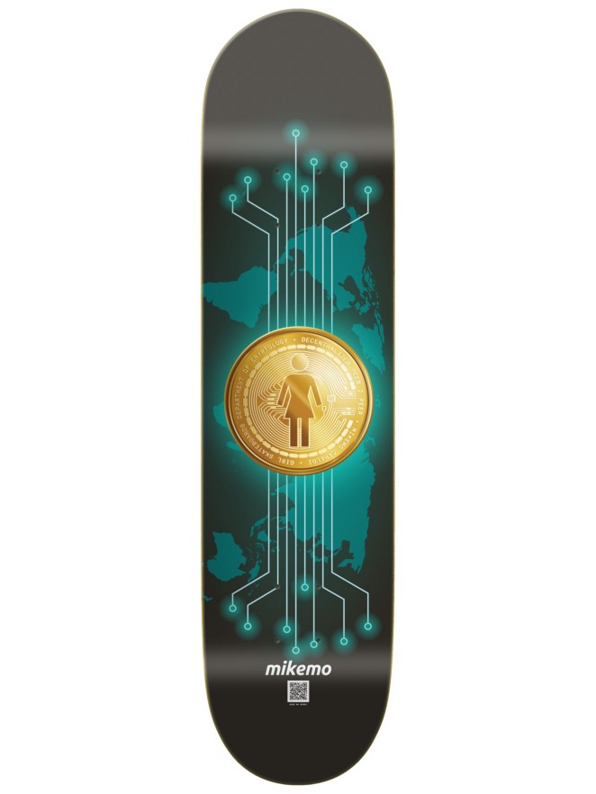 Girl Mike Crypto Currency 8.0″ Skate Deck