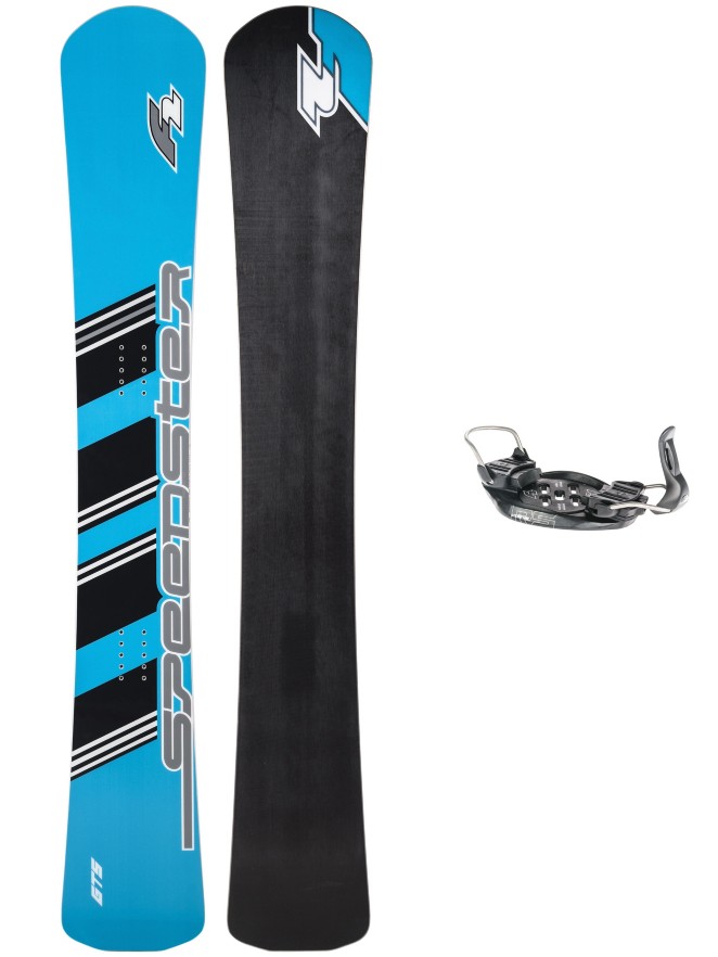 F2 Speedster GTS 158 + Carve RS Blk Alpin Snowboard