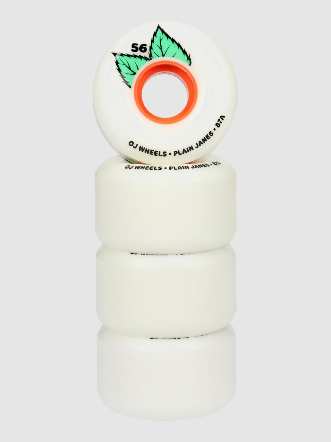 OJ Wheels Plain Jane Keyframe 87A 56mm Rollen white