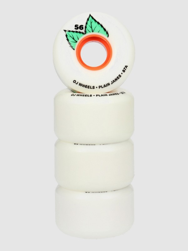 OJ Wheels Plain Jane Keyframe 87A 56mm Rollen white