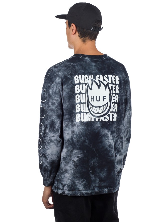 HUF X Spitfire Burn Faster Long Sleeve T-Shi