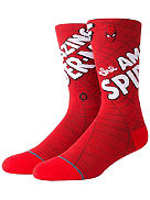 X Marvel Amazing Spiderman Socks