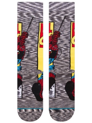X Marvel Spiderman Comic Socks
