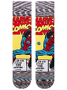 X Marvel Spiderman Comic Chaussettes