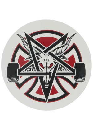 X Thrasher Pentagram Cross 5&amp;#034; Sticker