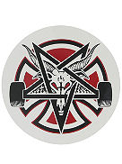 X Thrasher Pentagram Cross 5&amp;#034; Sticker