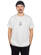 White Embroidery Logo T-Shirt