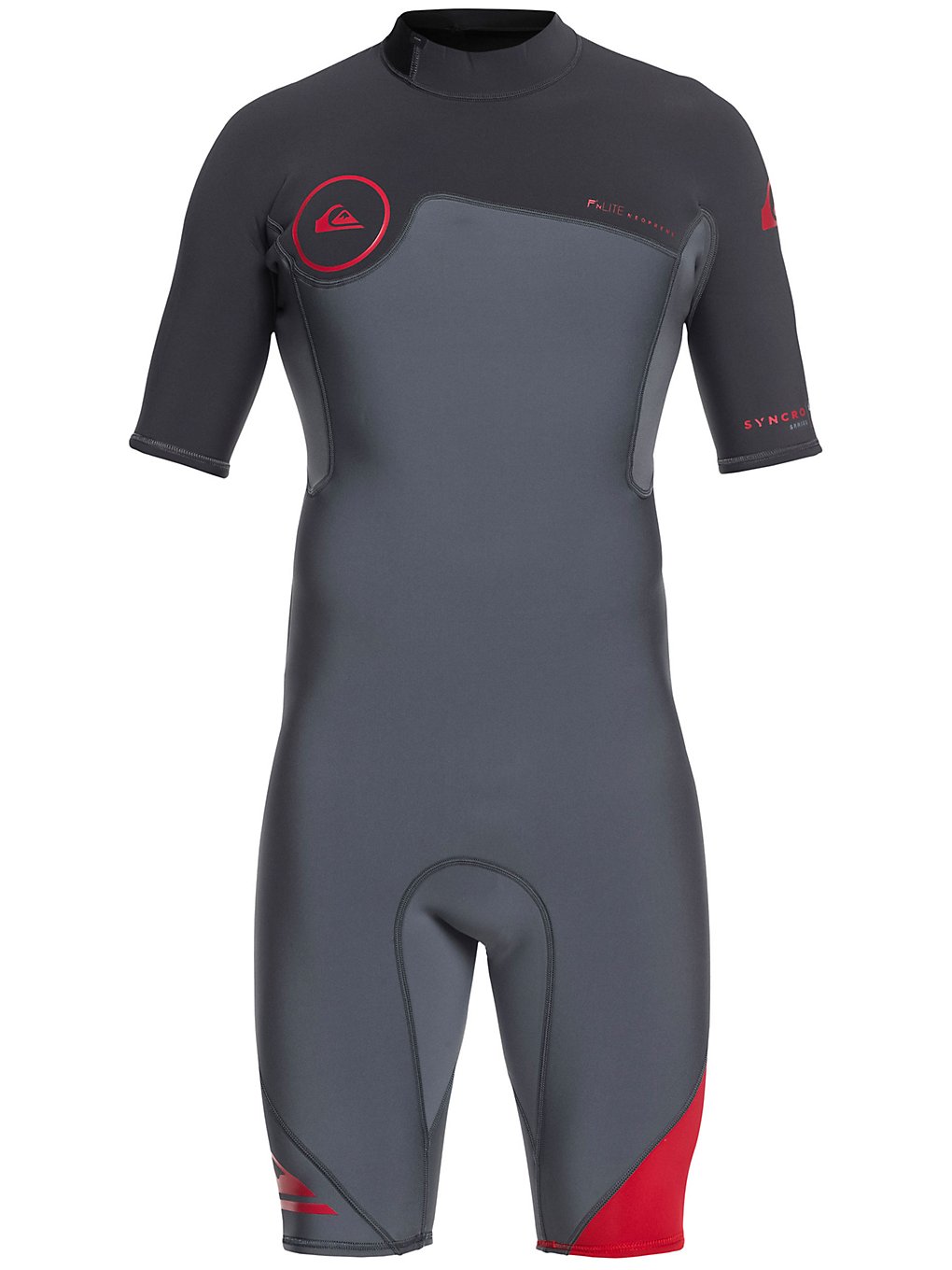 Quiksilver 2/2 Syncro Series Back Zip Spring Flt We gris