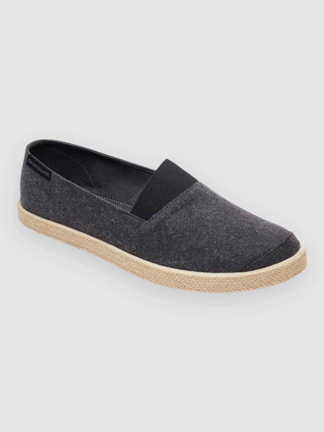 Quiksilver Espadrilled Slip-Ons solid black