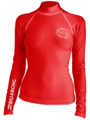 Billabong Logo In Rash Guard LS