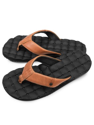 Volcom Recliner Leather Sandals