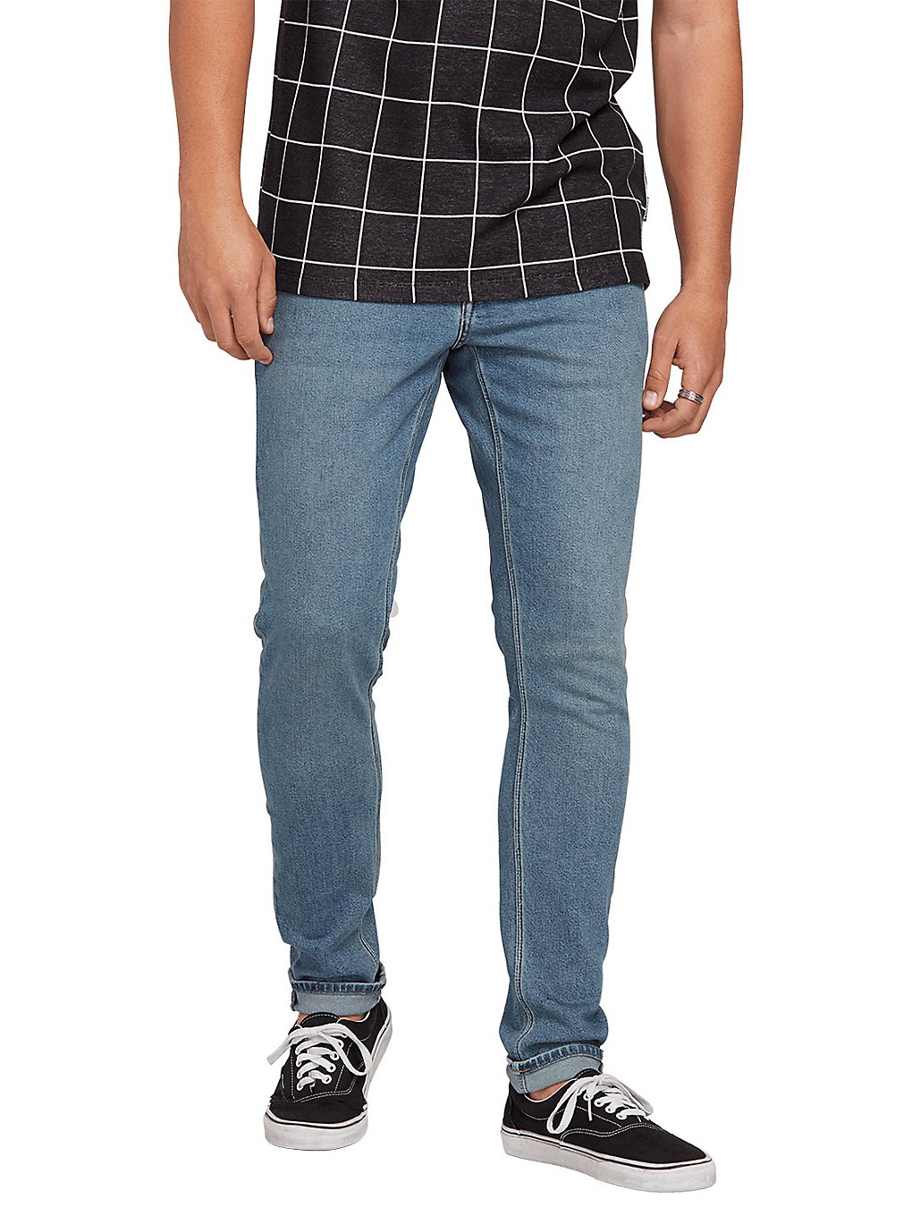 Volcom 2x4 tapered jeans sininen, volcom