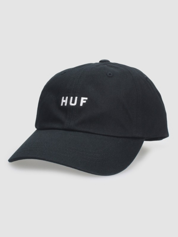 HUF Essentials OG Logo CV 6 Panel Cap black