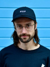 HUF Essentials OG Logo CV 6 Panel Cappellino