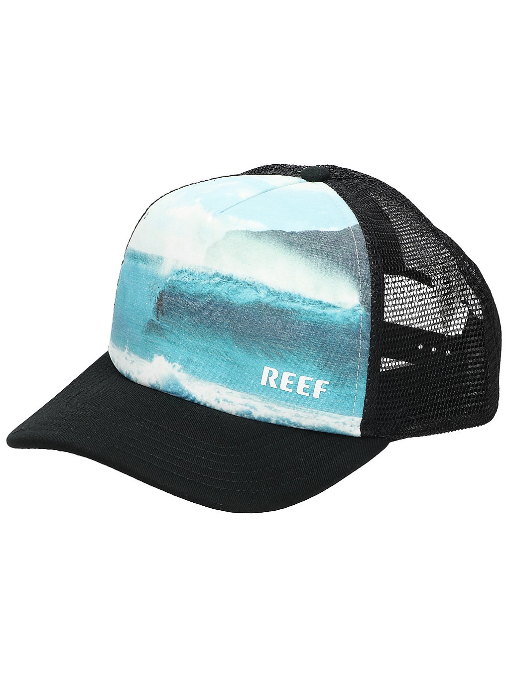Reef channel cap musta, reef