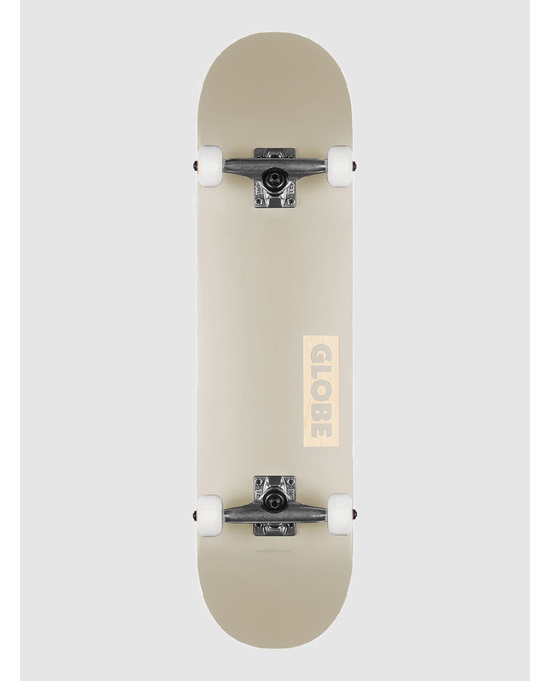 Globe Goodstock 8.0" Skateboard off white