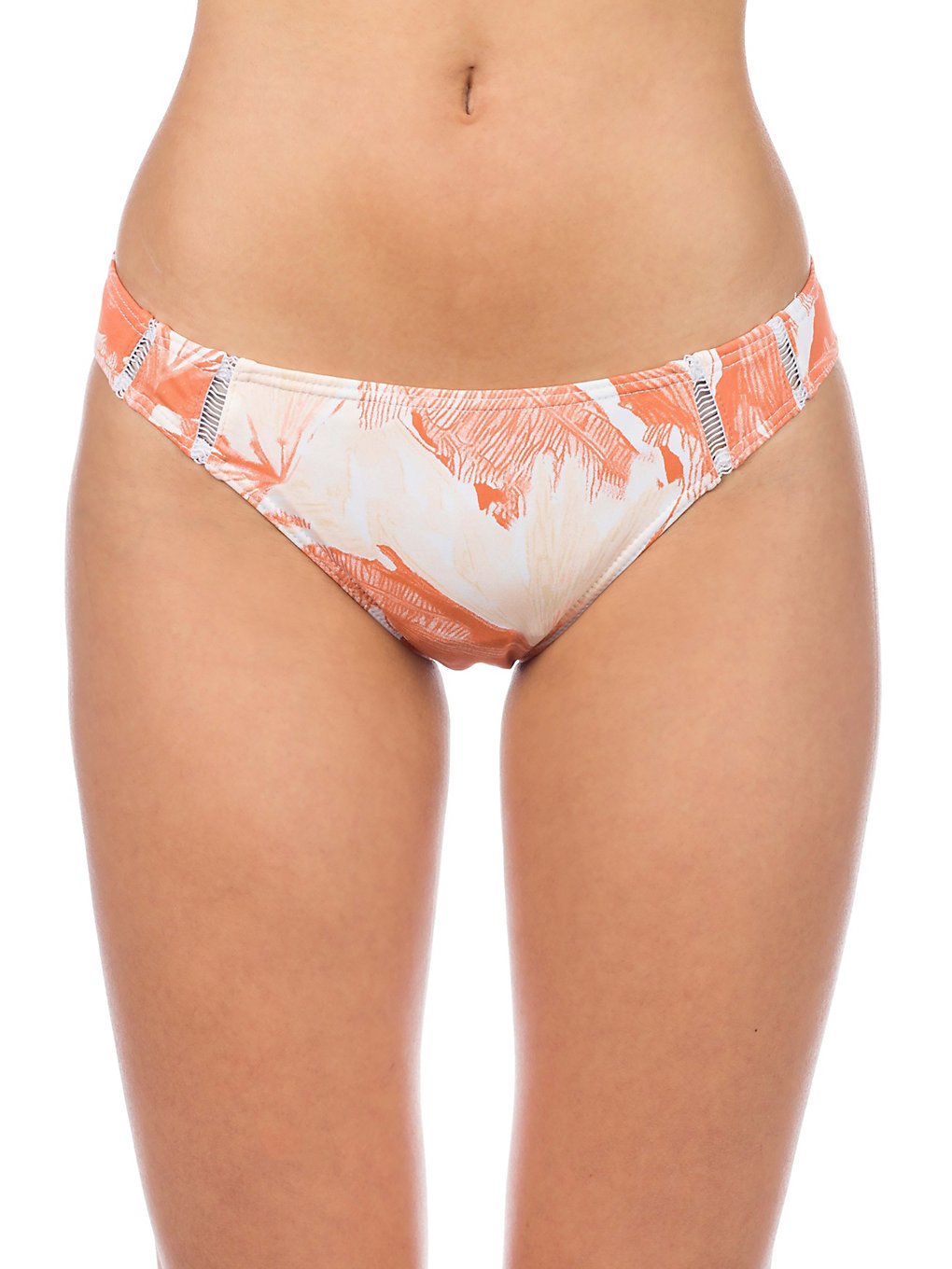 Roxy Tropical Sand Full Bikini Bottom bright white jungle boogi  - Onlineshop Blue Tomato