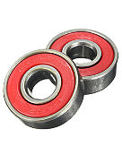 Super 0 Abec 5 608RS Red Bearings