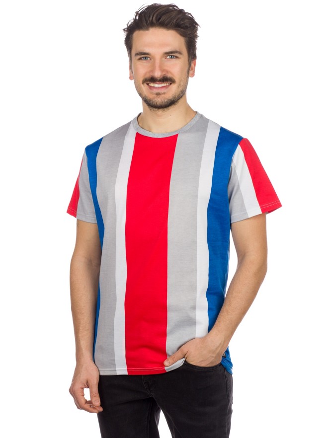 American Stitch Vert Stripe T-skjorte