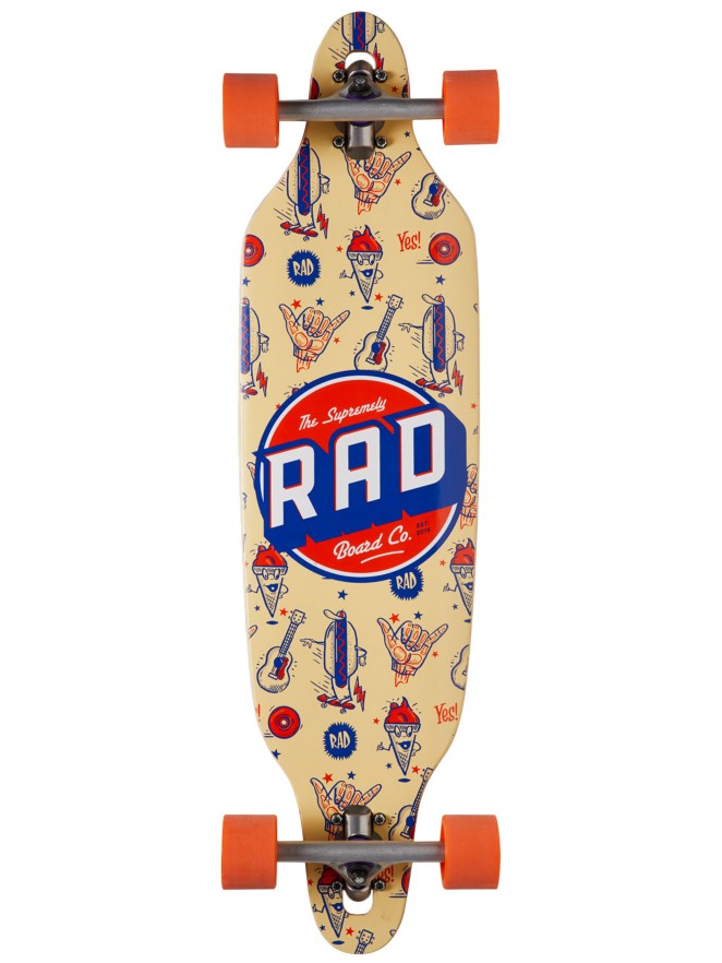 RAD Board Co. Wallpaper Orange 9.5″ Complete