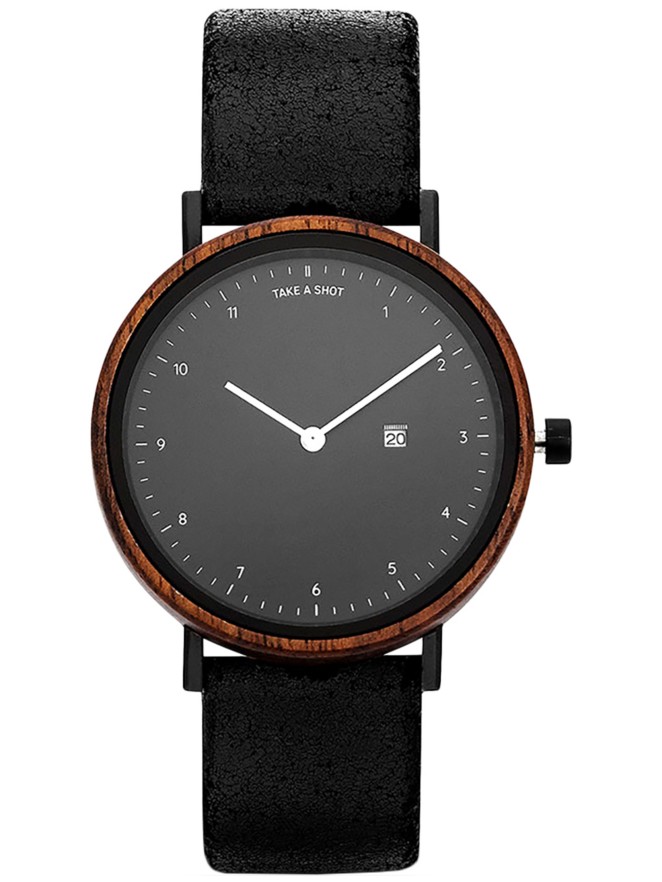 Take A Shot Gwen 37mm Walnut Reloj